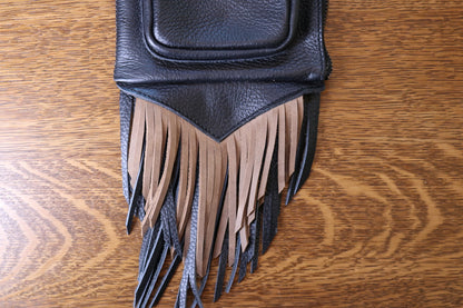 Boreal Bag | Black Leather | Chrysocolla