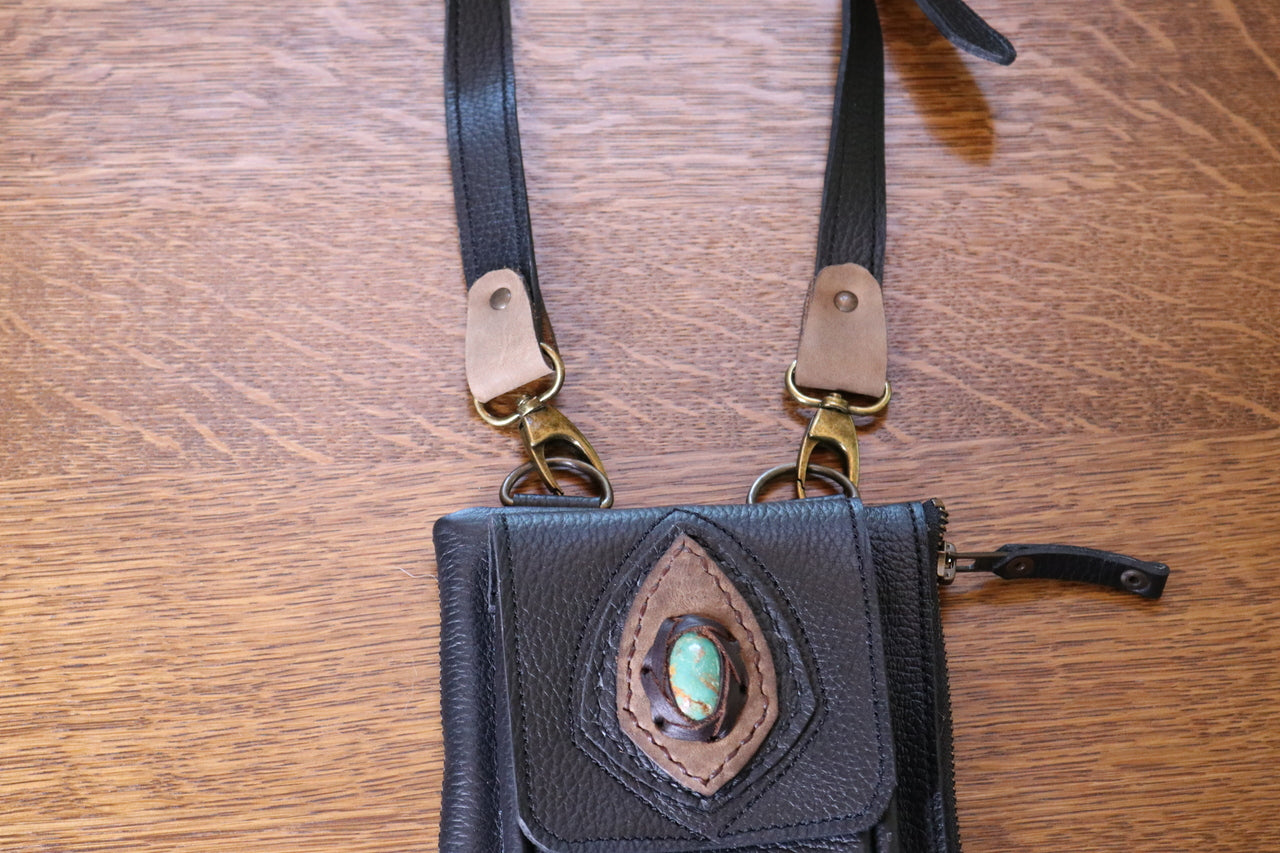 Boreal Bag | Brown Leather | Amethyst