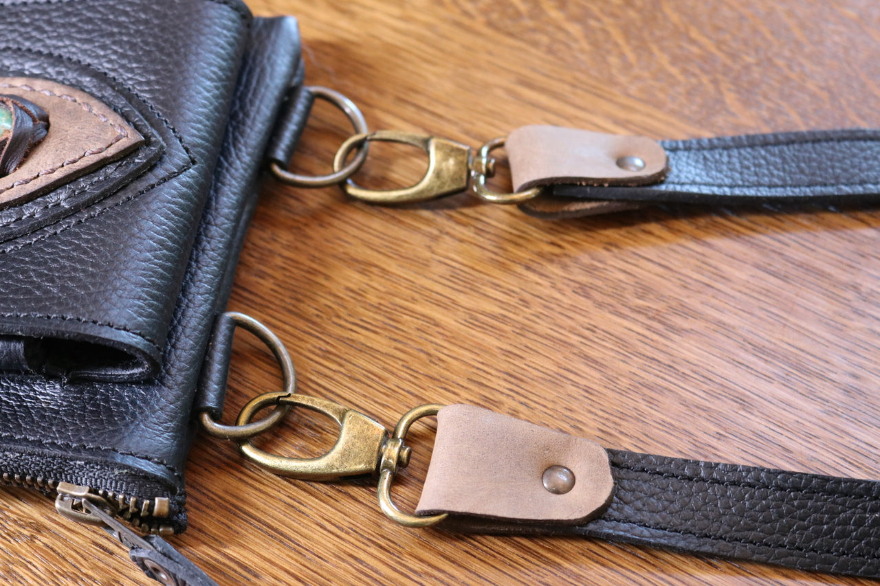 Boreal Bag | Brown Leather | Amethyst