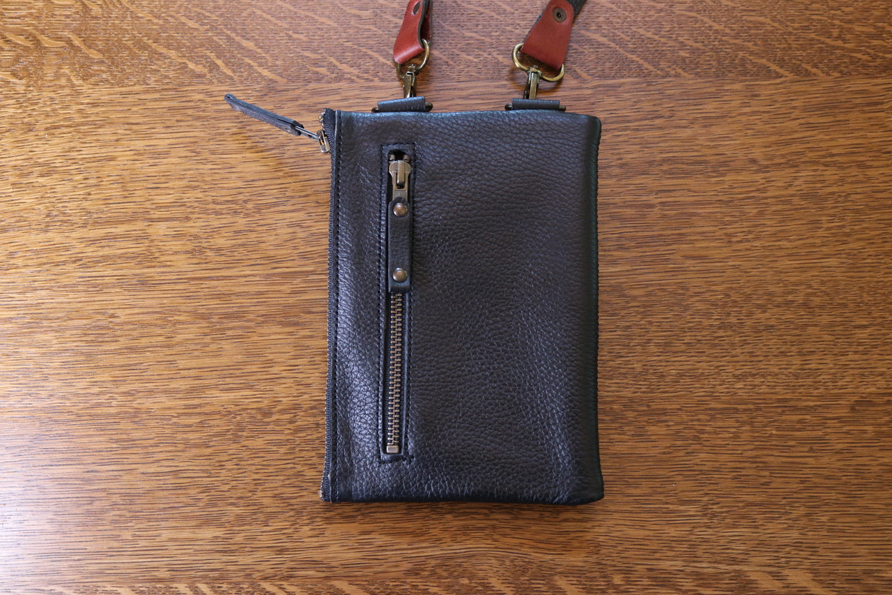 Boreal Bag | Green Leather | Labradorite