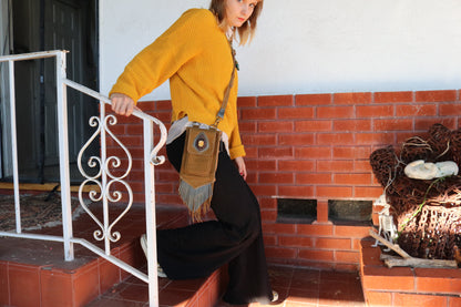 Boreal Bag | Red Leather | Amethyst