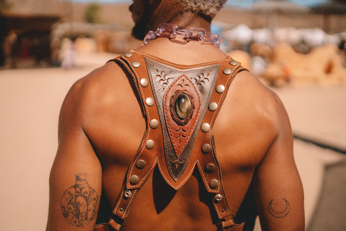 El Norteno Holster | Gray Leather | Sonoran Sunrise
