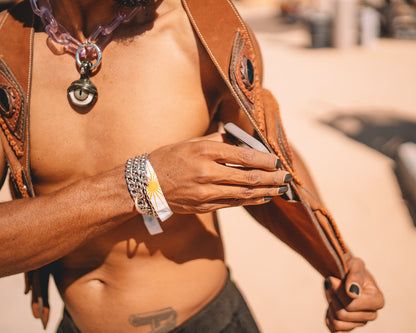 El Norteno Holster | Beige Leather | Amethyst