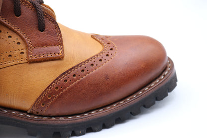 Gunslinger Boots | Brown & Yellow | Made to Order