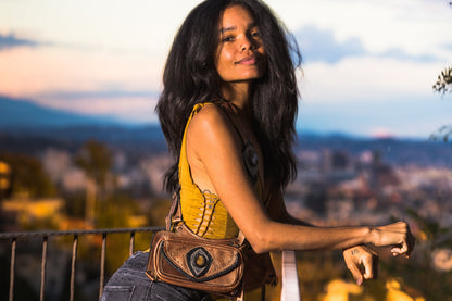 El Sureno Holster | Brown Leather | Labradorite