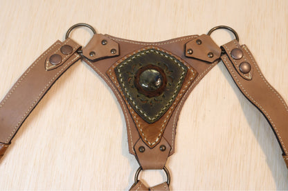 El Oriente Holster | Beige Leather | Labradorite