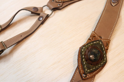 El Oriente Holster | Beige Leather | Labradorite
