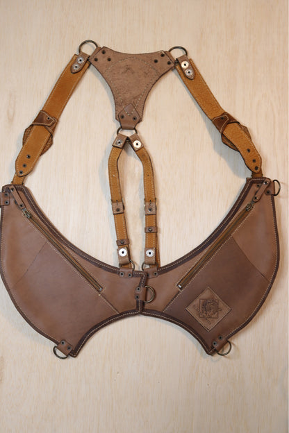 El Oriente Holster | Beige Leather | Labradorite