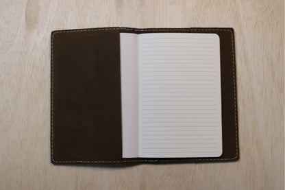 Leather Travel Journal | Dream Journal | Brown Suede