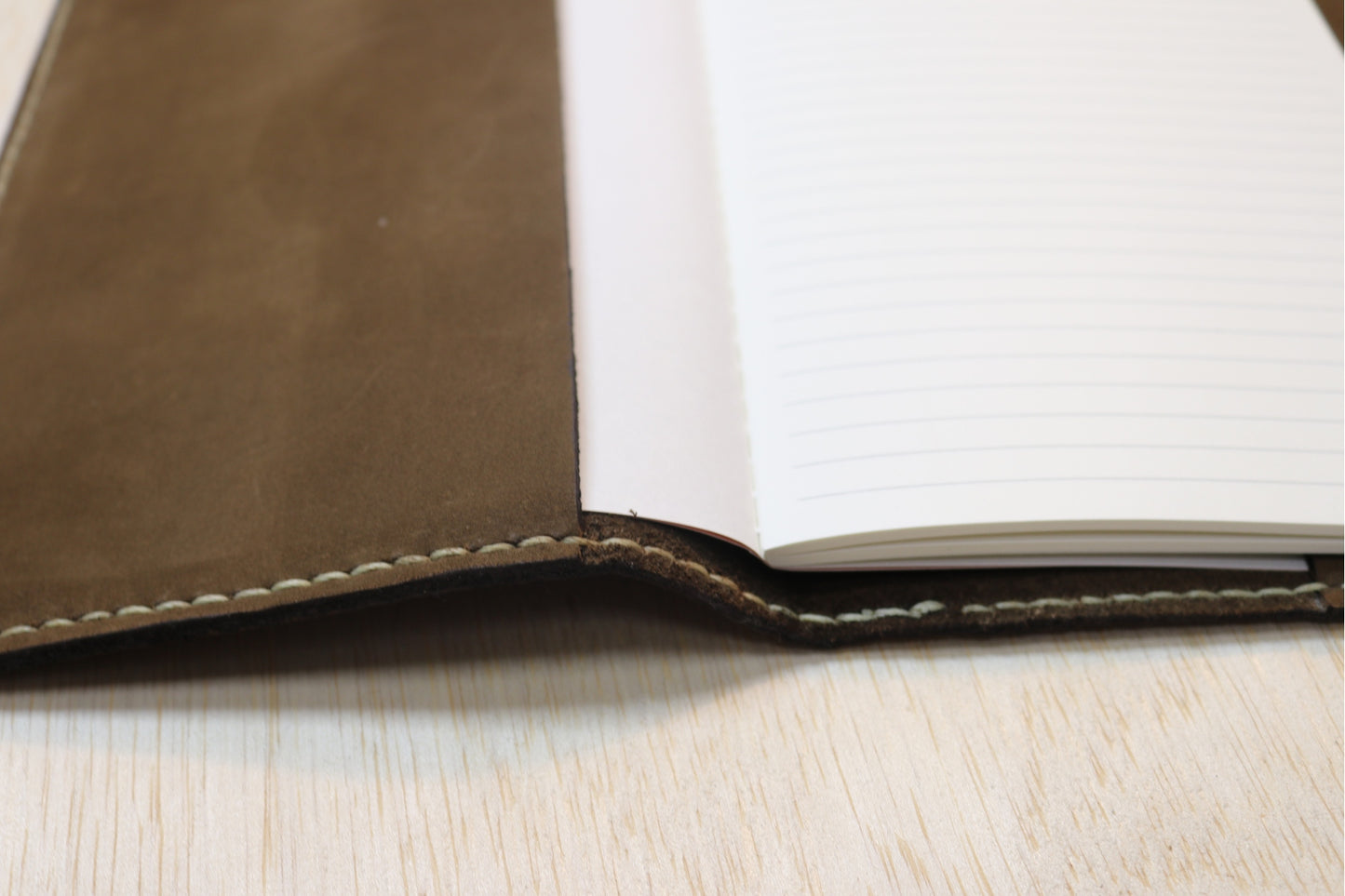 Leather Travel Journal | Dream Journal | Brown Suede