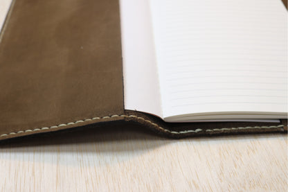 Leather Travel Journal | Dream Journal | Brown Suede