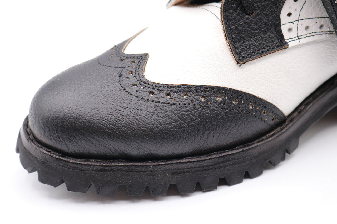 Gunslinger Boots | Black & White | Made to Order
