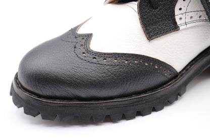 Gunslinger Boots | Black & White | Made to Order